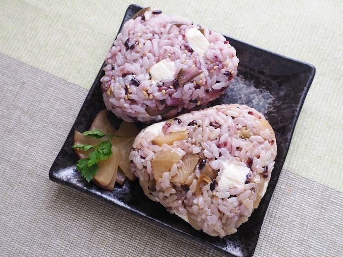 黒米のおにぎり