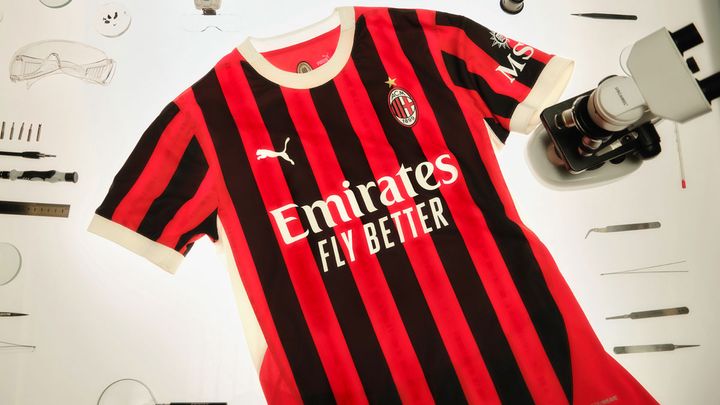 今年で125周年！ミランが2024-25新ユニフォームを発表 クラブ愛を「ヒトゲノム」で表現