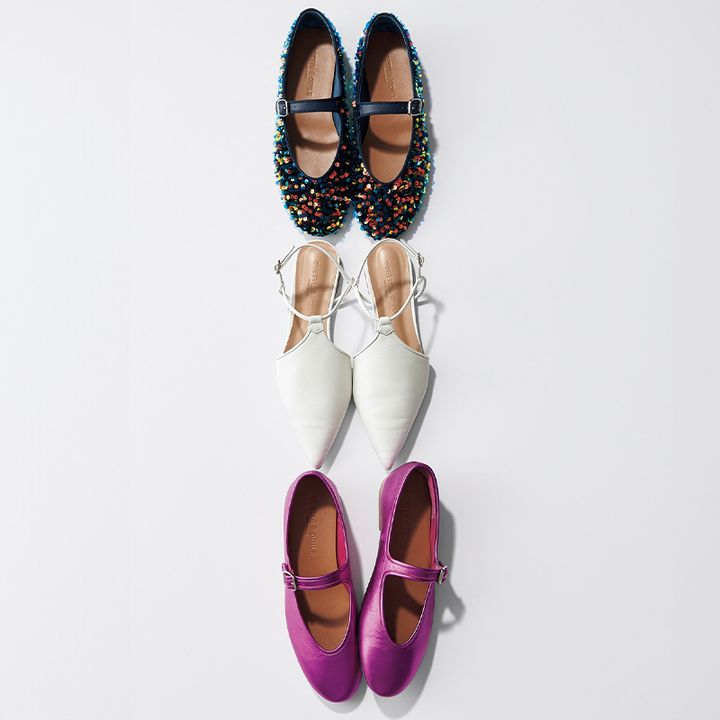 オデットエオディール,メリージェーン,フラットシューズ