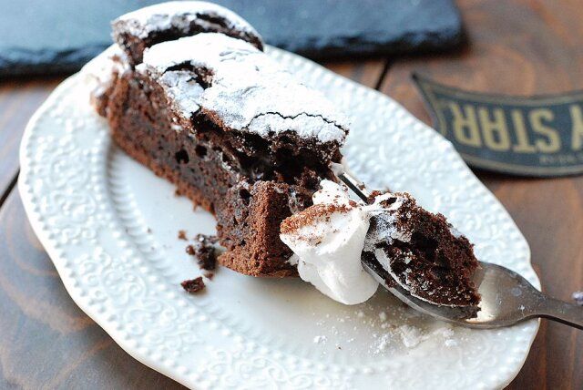 ブラックスモアチョコサンドケーキ レシピ 完成