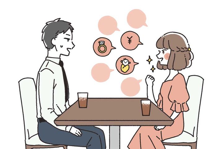 おしゃべりする女性たちのイメージ