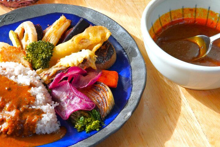 鎌倉野菜とスパイスの効いたスープカリーの競演を楽しむ北鎌倉のランチ♪「北鎌倉 ぬふ・いち」