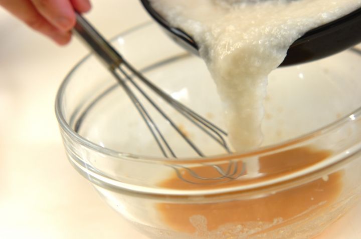 みそトロロの作り方2