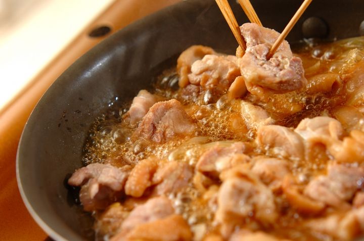 漬け鶏の照り煮の作り方3