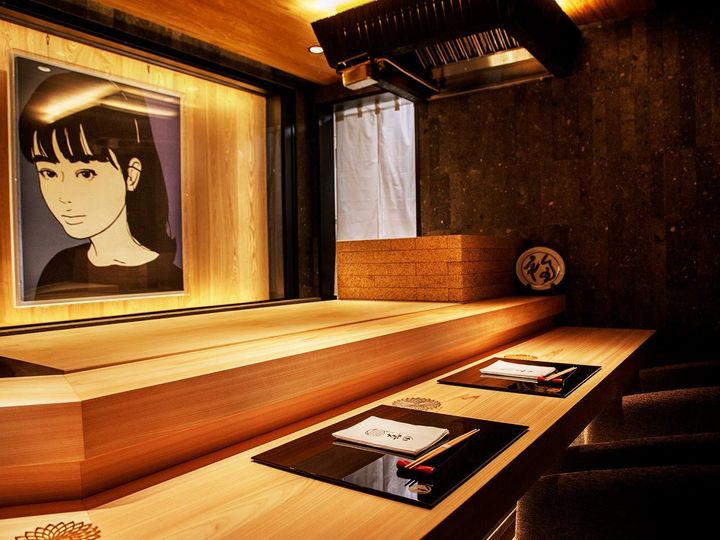 麻布十番『麻布十番 真田』の内観