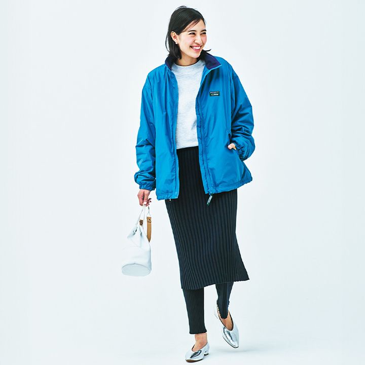 6月少し肌寒い雨の日コーデ