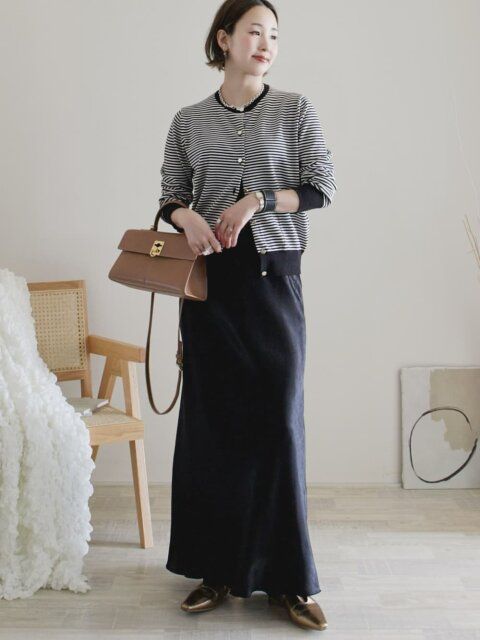 春夏のカーディガンコーデ