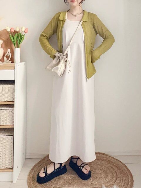 春夏のカーディガンコーデ