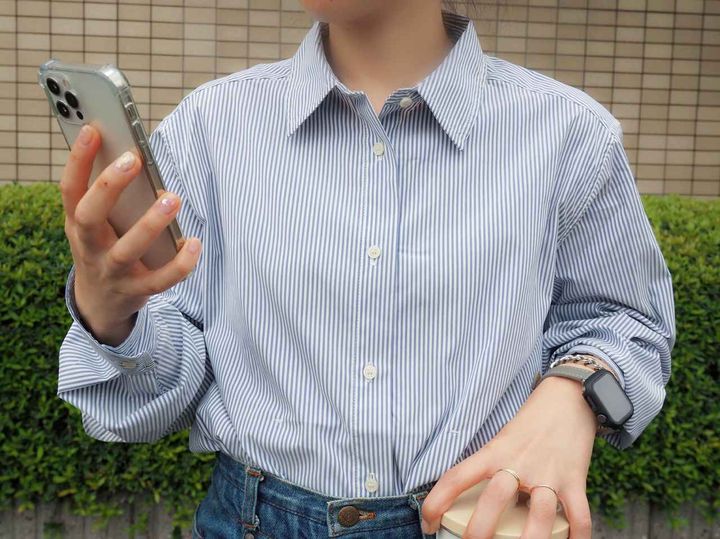 画像: さらっとして軽い着心地。1日インしても目立たないシワに驚き！