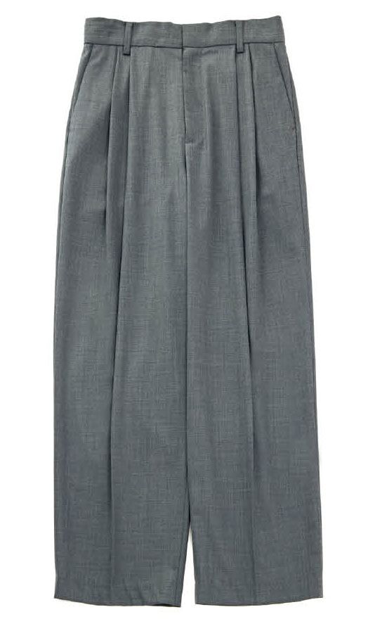 タックワイドパンツ