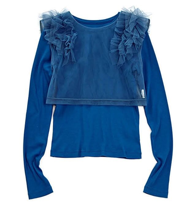 チュール付きロンＴ