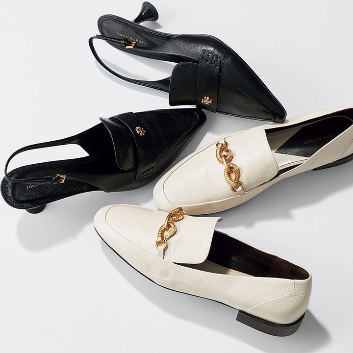 トリーバーチ,バックストラップパンプス,ローファー