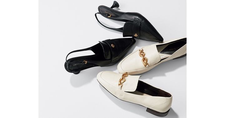 トリーバーチ,バックストラップパンプス,ローファー