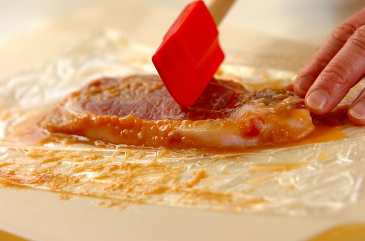 豚のみそ漬け焼きの作り方2