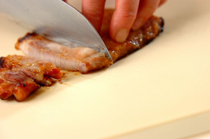 豚のみそ漬け焼きの作り方4