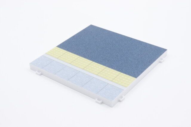 ダイソーのミニチュア用 フロアパネル コンクリート／駅のホーム