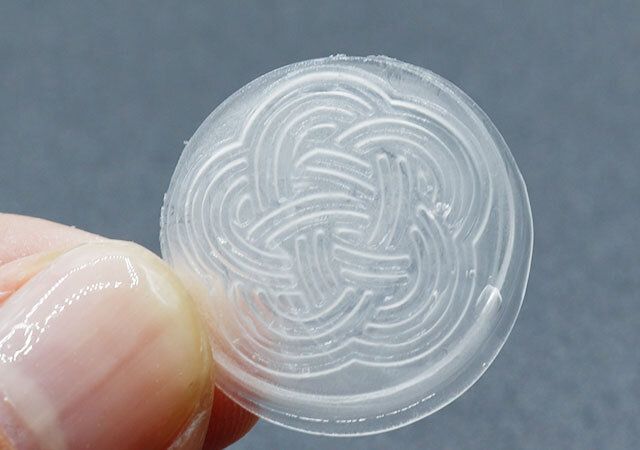 セリアのシーリングワックス クリア10gの完成例