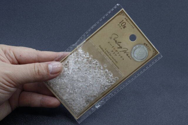 セリアのシーリングワックス クリア10g