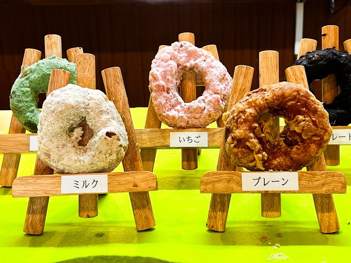 台湾ドーナツのサンプル