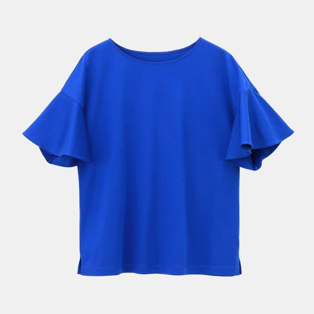 PLSTのフレアスリーブTシャツ