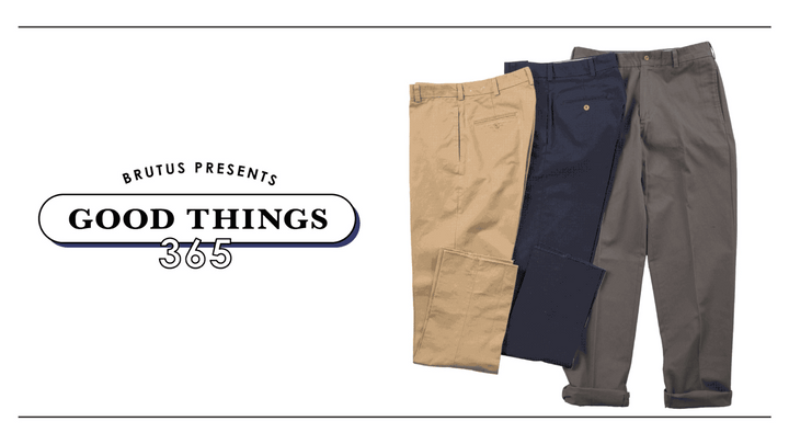 〈オール アメリカン カーキズ〉のチノパンツ