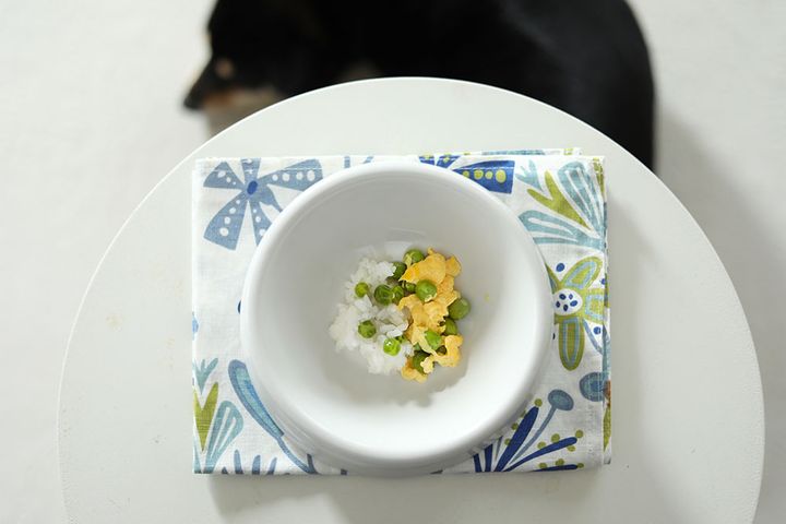 エンドウマメご飯