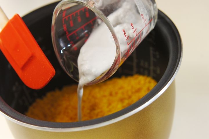 ココナッツターメリックライスの作り方2