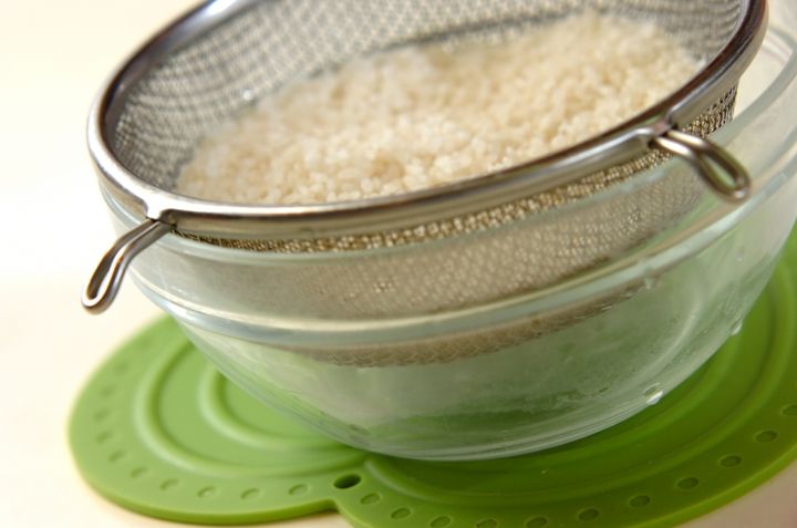 ココナッツターメリックライスの下準備1