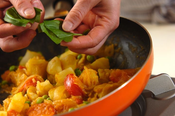 ジャガイモとグリンピースのカレーの作り方6