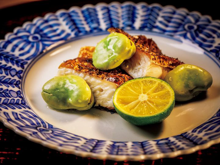 四ッ谷三丁目『四ツ谷 みね村』の太刀魚の炭火焼