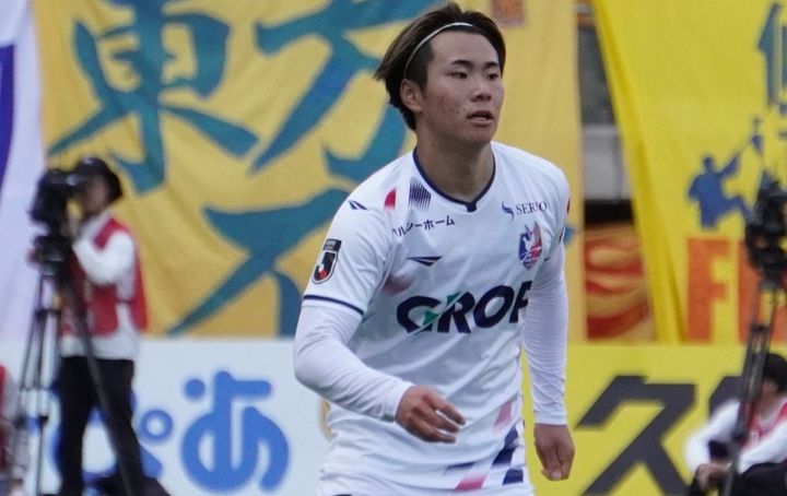 リーグ初得点のファジアーノ岡山MF早川隼平！パリ五輪世代に刺激を受け、ロス五輪に向け闘志