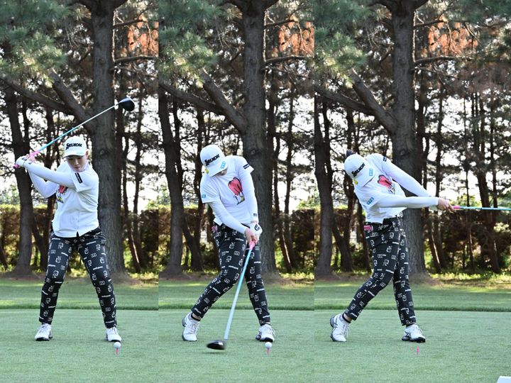 竹田麗央のスイングを解説！260ヤード飛ばすのに重要なのは“蹴る力”