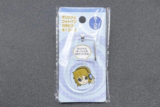 セリアのオリジナルフォトインカラビナ・キーフック