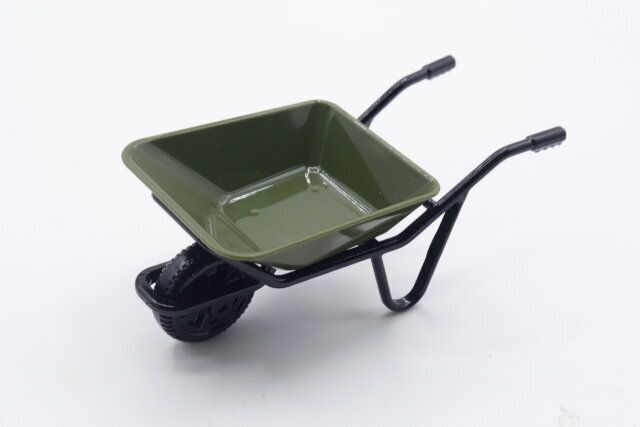 ダイソーのミニチュア 一輪車のデザイン