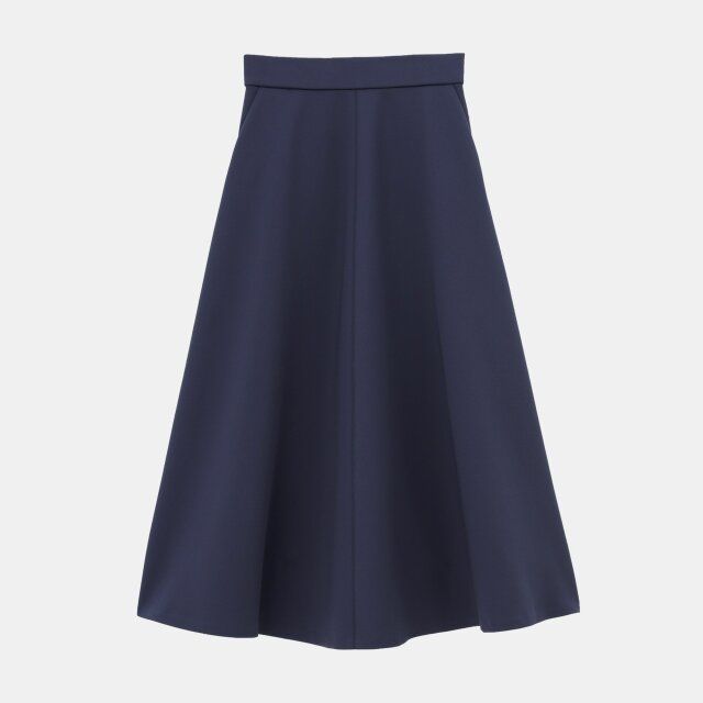 PLST スキューバジャージーフレアスカート