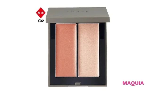 2024年夏新色チーク_THREE シマリング グロー デュオ