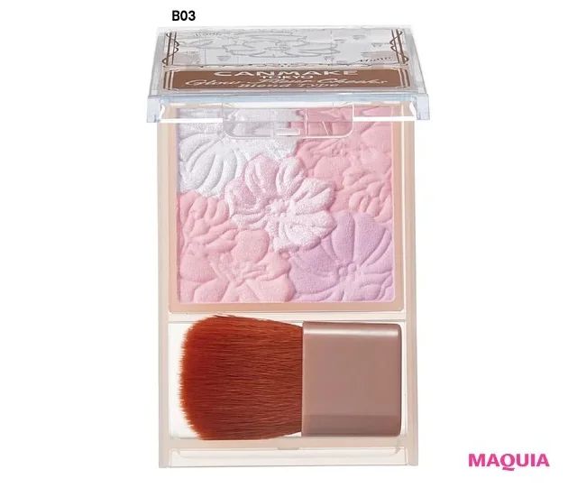 2024年夏新色チーク_キャンメイク グロウフルールチークス（ブレンドタイプ）