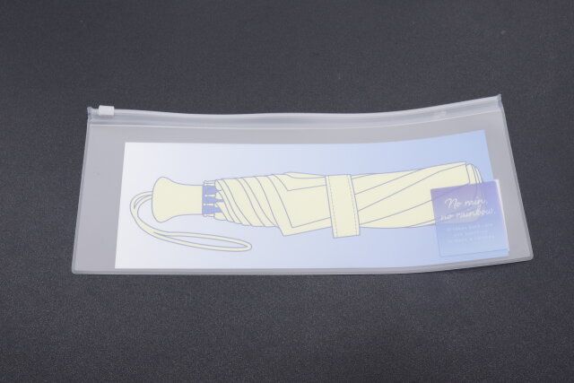 セリアのスライダー折りたたみ傘ケースの商品情報