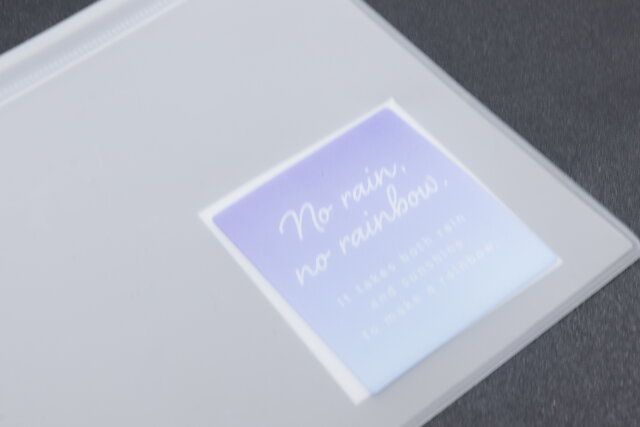 セリアのスライダー折りたたみ傘ケースのデザイン