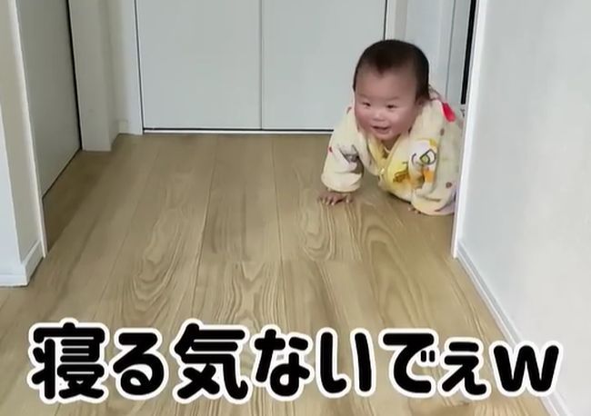 寝かしつけ完了！のはずなのに…何やら奇妙な音がする