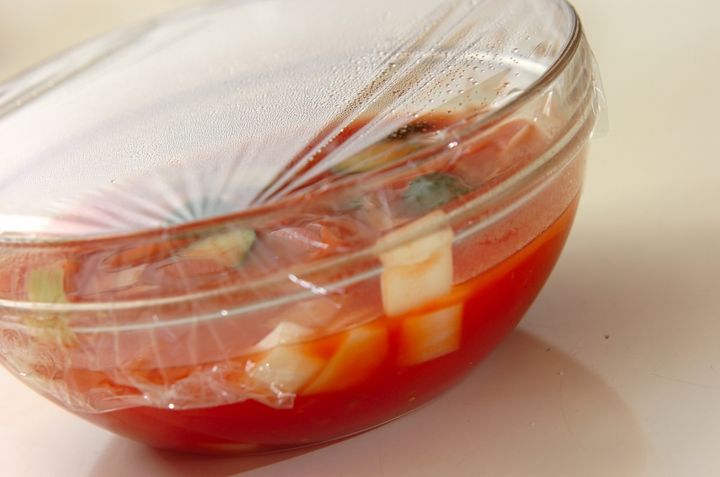 ガスパチョの作り方1