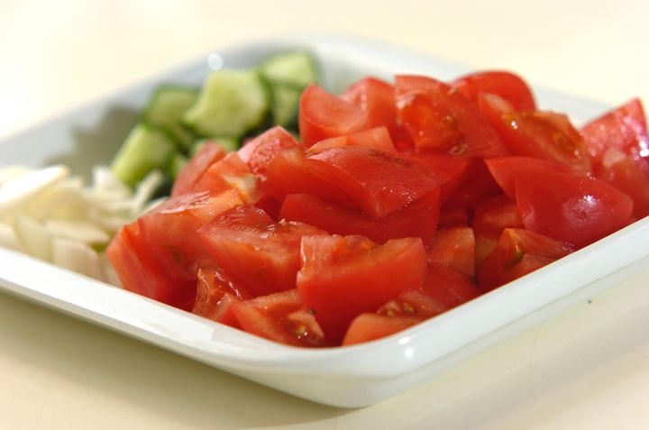 ガスパチョの下準備1