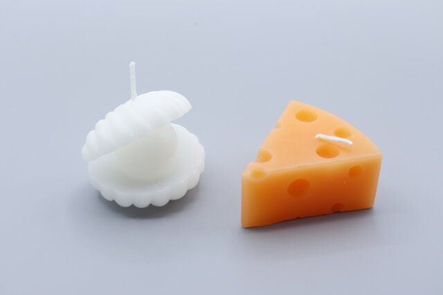 セリアの使うのがもったいないキャンドル パールとキャンドル チーズ