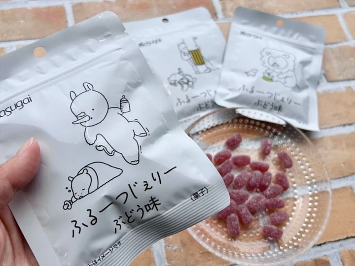 ローソン「ふるーつじぇりー ぶどう味」