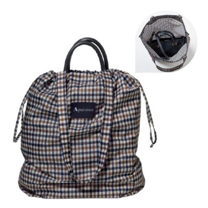 雑誌グロー7月号の付録 アクアスキュータムのはっ水加工バッグ