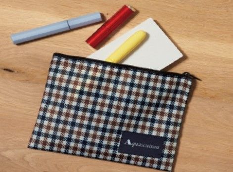 雑誌グローの付録 アクアスキュータムのバッグとポーチ 2024年7月号