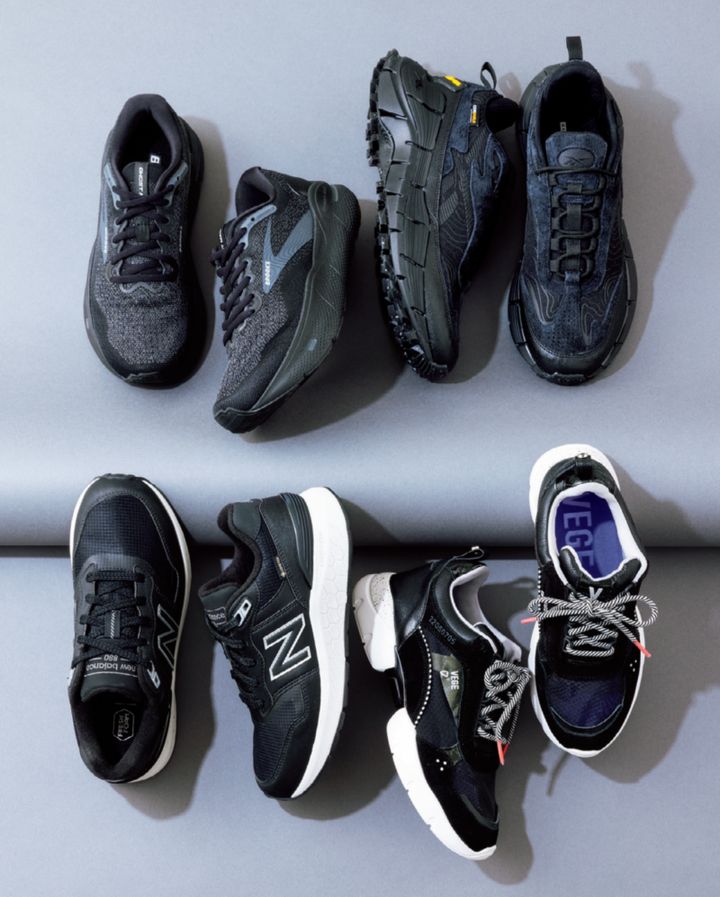 黒 スニーカー リーボック ブルックス ベジ ニューバランス