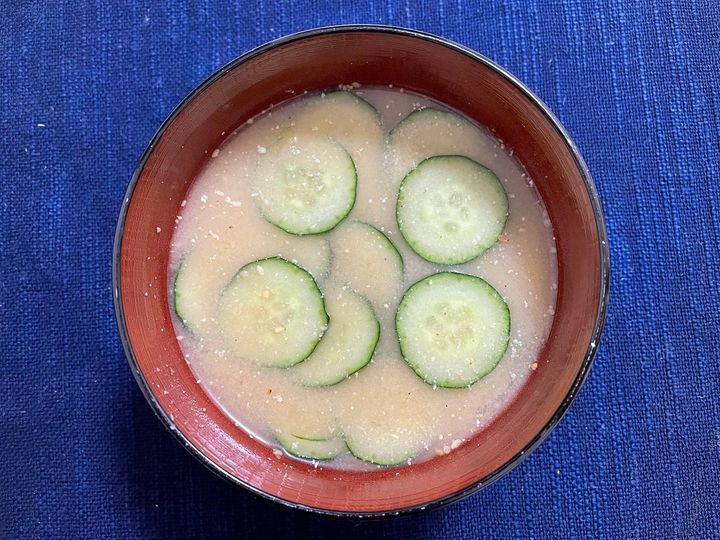 「キュウリの冷や汁」（農林水産省のXの公式アカウントより）