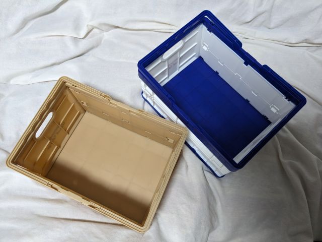 折り畳みコンテナ2種類