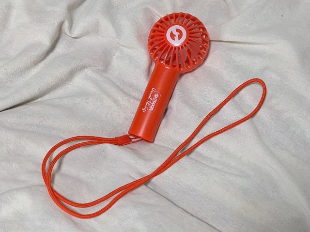 ハンディ扇風機ストラップ